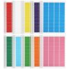30 Sheets Color Label Stickers 30 Paper Adhesive for Easy Writing