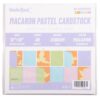 30 Sheets Macron Pastel Cardstock 85lb 6 Colours Construction Paper 12"x12"