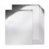 30 Sheets Silver Metallic Cardstock Paper 8.5" x 11", 92lb Mirror Finish