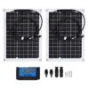 30W Flexible Monocrystalline Solar Panel with 50A Solar Controller for 12V Battery