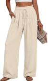 LEPUNUO Womens High Waisted Wide Leg Pants