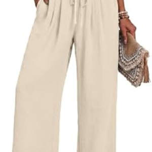 LEPUNUO Womens High Waisted Wide Leg Pants