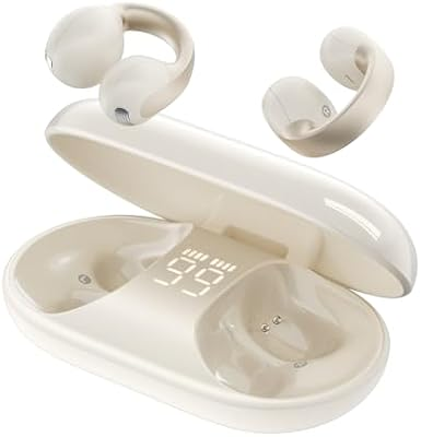 TALIX Clip-On Open-Ear Wireless Bluetooth 6.0 Earbuds