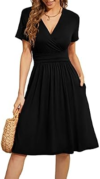 WEACZZY Womens Short Sleeve Casual Dresses