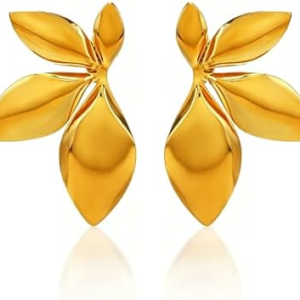 ALEGEND 18K Gold Silver Stainless Steel Earrings