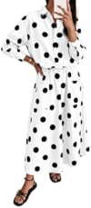 TANKANEO Polka Dot 2 Piece Skirt Sets