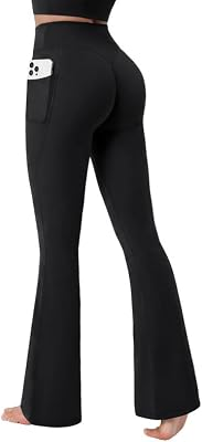 DLOODA Womens Crossover Yoga Pants