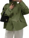 TANKANEO Cropped Trench Coat