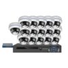 32-channel 4K Audio Pickup POE Dome Camera Kit(None,32ch 16 pcs camera)