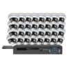 32-channel 4K Audio Pickup POE Dome Camera Kit(None,32CH NVR 32 PCS cam)
