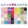 32000Pcs Resin Jelly Rhinestones for Bedazzling, Multicolor 3mm Flatback Gems for Diamond Art, Bedazzler Kit for Nail Art Crafting Book Makeup (Jelly | Multicolors -36)