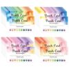 320Pcs Punch Cards Incentive Reward Punch Cards for Classroom