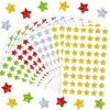 3240Pcs Star Stickers,0.6" Glitter Star Sticker for Kids Reward,4Colors