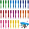32 PCS Magnetic Pickup Wands, 7.87-Inch Colorful Magnet Sticks for Game Chips, Family Game Night, Science Learning, Counting Activities, Classroom Supplies