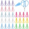 32 Pcs Mini Scissors Set Tiny Colorful Travel Scissors Small Scissor Set