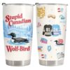 34HD Heated Hockey Romance Stupid 20 oz Tumbler, Bookish Reader Gift