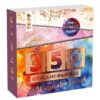 350 Origami-Block Watercolor Splash. 350 Falt-Papiere (14 x14 cm, 80 g/m²), in 25 Designs, Davon 50 Papiere mit Metallic-Folie, 20 Seiten Origami-Grundkurs, Softcover