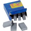 36026 Block Crayon Solid, Pack of 12 Silver [syutokkuma-/Stockmar]