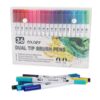 36/48/72 Colors Watercolor Art Markers Set Brush Pen Tip Fineliner Drawing Painting Stationery for Coloring Mang
