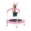 36" Mini Toddler Trampoline with Handle for Kids Ages 1-6, ASTM (Pink)