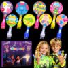 36 Pack Cartoon English Teacher Party Favors LED Finger Lights for Kids