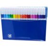 36 Pcs Acrylic Marker Set, Multicolor Water Based Paint Pens with Opaque Coverage, 6.9 in Comfortable Handle, Portable Box 6.9 x 5.1 x 0.8 in, for Creative Work, Painting and Imaginative Projects