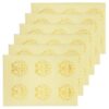 36pcs Award Stickers Gold Paper Seals for Certificates