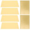 36pcs Graduation Diploma Medals Stickers Secure Adhesion, Golden