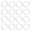 36pcs Holiday Foam Wreath Ring for Crafts, Round White Circle