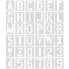 36Pcs Letter and Number Templates PET Drawing Stencils for Wood Sign Scrapbooking Painting Wall Decoration PET Letter Stencils for Wall Art