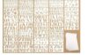 36 Pcs Letter Stencils for Painting, 1/3, 1/2, 3/4, 1, 3/2, 2 Inch Letter Stencils, Reusable Plastic Alphabet and Number Stencil for Art Projects Scrapbook Home Decor