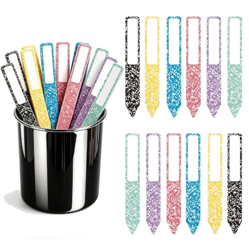 36 Pcs Multicolor Composition Book Flip Name Sticks with Storage Box, Reusable Classroom Name Sticks, Teacher Essentials for Student Grouping, Back to School & Educational Learning Activities