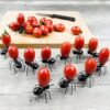 36pcs Party Ants & Hardworking Ants Series Fruit Picks for Kids Lunch Bento Box, Party Fruit Platter, Bar Cocktail Decor (36 pcs)