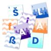 36 Thematic Alphabet Cards 13 x 13 cm - Compatible for Cubetto Robotic & Transparent Pocket Mat