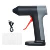 3.7V Hot Melt Glue Machine Kit 30s Fast Preheating Mini Glue Machine with 30Pcs Glue Sticks 2000mAh Rechargeable Battery for Crafts DIY Projects and Repairs (Red)