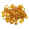 380pcs Wide Yellow Rubber Bands for Home Office Reliable Bundling