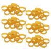 380pcs Yellow Rubber Bands with Thicker Wide Band, High Elasticity