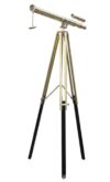 39" Brass Telescope with Brass Tripod Adjustable Nautical Maritime Decor, Antique Style Collectible, Marine Royal Spyglass, Educational Use, Home & Office Decor