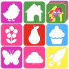 39 Pcs Classic Stencils for Painting Set, Reusable Painting Templates - Stencil Crafts Drawing Templates for DIY Scrapbook, Home Wall Murals, Canvas Wood Signs
