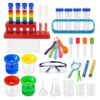 39 Pcs Science Kits for Kids, Chemistry Set Beakers Test Tubes