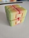 3D-Printed Glitter PLA Infinity Cube Fidget Toy