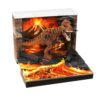 3D Calendar 2027, Dinosaur Desk Calendar, Paper Carving Memo Planner,-