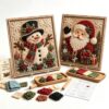 3D Christmas Fabric Poke Art Kit, Handmade Fabric Poke Art Kit(E)