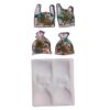 3 Detachable Food-Grade Silicone Water Bag Mold for Unique Resin Jewelry Making Projects Food Grade Silicone Pendant Mold