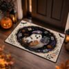 3D Halloween Rug,Soft Plush Square Mat with Non-Slip Backing Dots