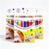 3D Heat-Activated Popcorn Pens, Puffy Bubble Pens for DIY Crafts，3PCS