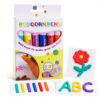 3D Magic Popcorn Pens, 6-Color Heat-Activated Puffy Paint Set，1 Box