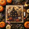 3D Pearl Mosaic Craft Kit, Halloween Ghost Pearl Art DIY Kit