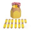 3D Pencil Number Counting Set | Reusable Math Manipulatives for Classroom | Crayon Number Matching 1-30 | Educational Sequencing Board Yellow