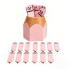 3D Pencil Number Counting Set | Reusable Math Manipulatives for Classroom | Crayon Number Matching 1-30 | Educational Sequencing Board Pink